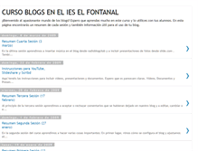 Tablet Screenshot of cursoblogsieselfontanal.blogspot.com