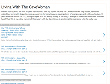 Tablet Screenshot of livingwiththecavewoman.blogspot.com