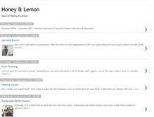Tablet Screenshot of honeylemonlove.blogspot.com