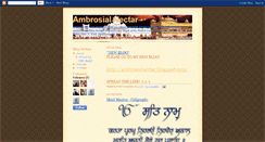 Desktop Screenshot of ambrosialnectar3.blogspot.com