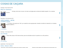 Tablet Screenshot of coisasdecaicara.blogspot.com