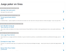 Tablet Screenshot of juego-poker-lnea.blogspot.com