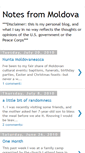 Mobile Screenshot of notesfrommoldova.blogspot.com