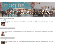 Tablet Screenshot of mymosaicmind.blogspot.com