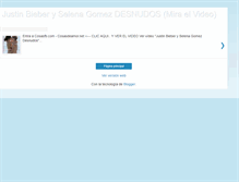 Tablet Screenshot of justinyselena-desnudos.blogspot.com