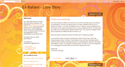 Desktop Screenshot of ekkahanilovestory.blogspot.com