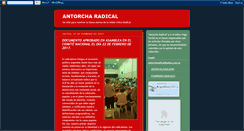 Desktop Screenshot of antorcharadical.blogspot.com