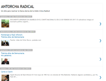 Tablet Screenshot of antorcharadical.blogspot.com