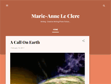 Tablet Screenshot of marie-anneleclerc.blogspot.com