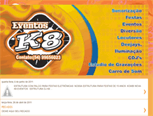 Tablet Screenshot of k8eventos.blogspot.com