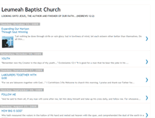 Tablet Screenshot of leumeahbaptistchurch.blogspot.com