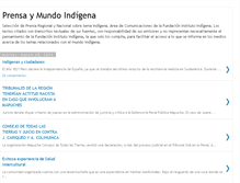 Tablet Screenshot of indigenasymedios.blogspot.com