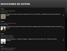 Tablet Screenshot of devocionesdeestepa.blogspot.com