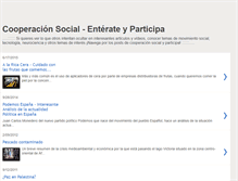 Tablet Screenshot of cooperacionsocial.blogspot.com