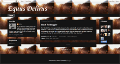 Desktop Screenshot of 1equusdelirus.blogspot.com
