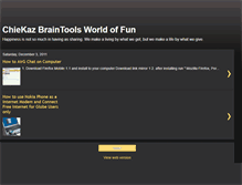 Tablet Screenshot of chiekazbraintools.blogspot.com