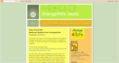 Desktop Screenshot of change4lifeleeds.blogspot.com