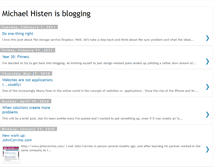 Tablet Screenshot of michaelhisten.blogspot.com