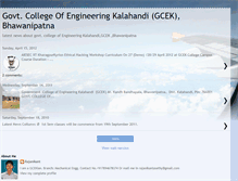 Tablet Screenshot of gceknews.blogspot.com