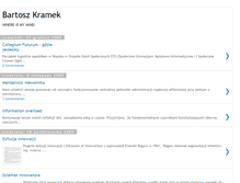 Tablet Screenshot of bartoszkramek.blogspot.com