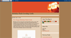 Desktop Screenshot of birthdayflashcards.blogspot.com