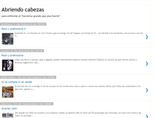 Tablet Screenshot of abriendocabezas.blogspot.com