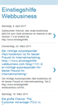 Mobile Screenshot of einstiegshilfe-webbusiness.blogspot.com