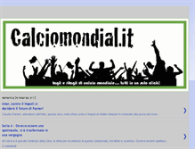 Tablet Screenshot of calciomondial.blogspot.com