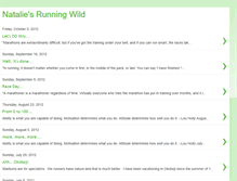 Tablet Screenshot of nataliesrunningwild.blogspot.com