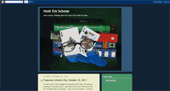 Desktop Screenshot of holdemscholar.blogspot.com