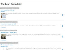 Tablet Screenshot of leanremodeler.blogspot.com