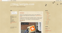 Desktop Screenshot of antipin.blogspot.com