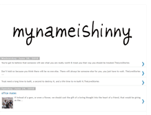 Tablet Screenshot of mynameishinny.blogspot.com