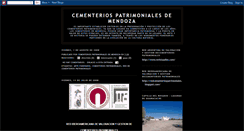 Desktop Screenshot of cementeriosdemendoza.blogspot.com