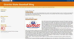 Desktop Screenshot of granitestatebaseball.blogspot.com