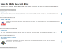 Tablet Screenshot of granitestatebaseball.blogspot.com