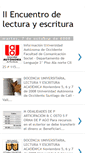 Mobile Screenshot of encuentrolecturayescritura.blogspot.com