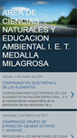 Mobile Screenshot of biologiamedallamilagrosa.blogspot.com