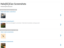 Tablet Screenshot of halo-sc-clan-screenshot.blogspot.com