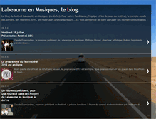 Tablet Screenshot of labeaumeenmusiques.blogspot.com