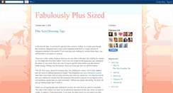 Desktop Screenshot of fabulouslyplussized.blogspot.com