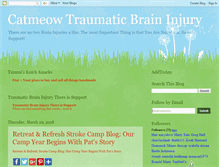 Tablet Screenshot of catmeowbraininjury.blogspot.com