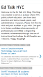 Mobile Screenshot of edtalknyc.blogspot.com