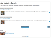 Tablet Screenshot of ourmcguirefamily.blogspot.com