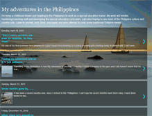 Tablet Screenshot of myadventuresinthephilippines.blogspot.com