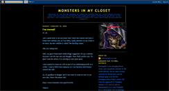 Desktop Screenshot of monsters-in-my-closet.blogspot.com