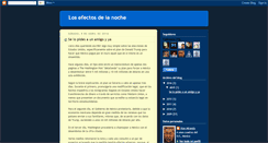 Desktop Screenshot of efectosdelanoche.blogspot.com