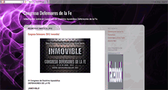 Desktop Screenshot of congresodefensores.blogspot.com