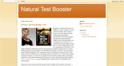 Desktop Screenshot of natural-test-booster.blogspot.com