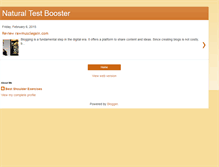 Tablet Screenshot of natural-test-booster.blogspot.com